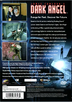 James Cameron's Dark Angel box cover back